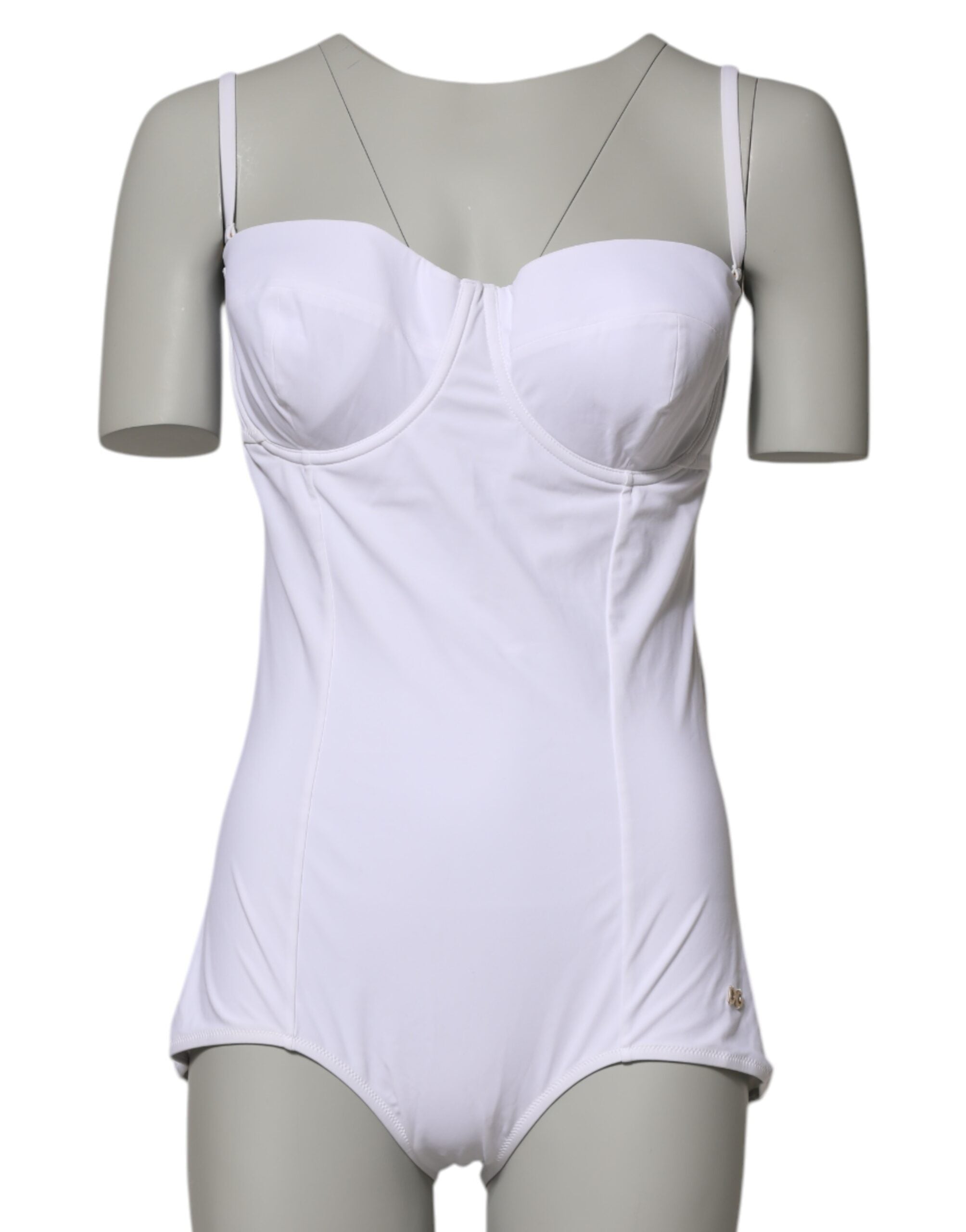 Dolce & Gabbana White Padded Balconette One Piece Swimwear - - Dolce & Gabbana.