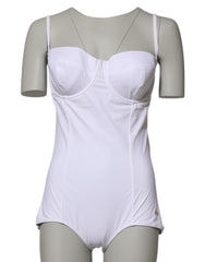 Dolce & Gabbana White Padded Balconette One Piece Swimwear - - Dolce & Gabbana.