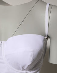 Dolce & Gabbana White Padded Balconette One Piece Swimwear - - Dolce & Gabbana.