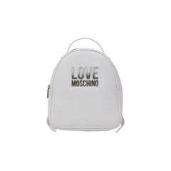 Love Moschino White Polyethylene Backpack - - Love Moschino.