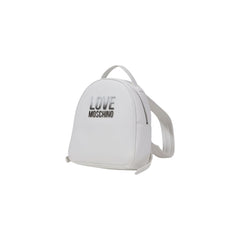 Love Moschino White Polyethylene Backpack - - Love Moschino.