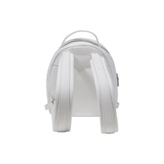 Love Moschino White Polyethylene Backpack - - Love Moschino.