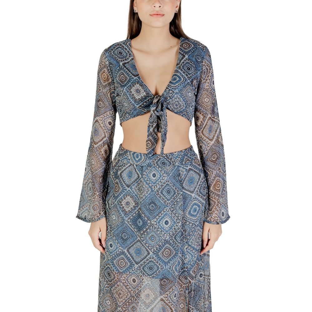 Only Blue Recycled Polyester Top - - Only.