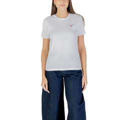 Only White Cotton T-Shirt - - Only.