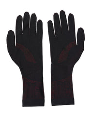 Black DG Logo Cotton Hands Mitten Men Gloves