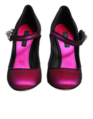 Pink Embellished High Heels Pumps Shoes