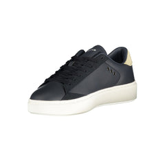 Blu Polyurethane Men Sneaker