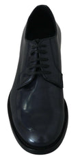 Dolce & Gabbana Blue Leather Derby Dress Formal Shoes -   -  Dolce & Gabbana.
