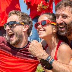 Roll-up sunglasses Sunfold Spain Red -  Sports and outdoors, Products for fans -  Sunfold.