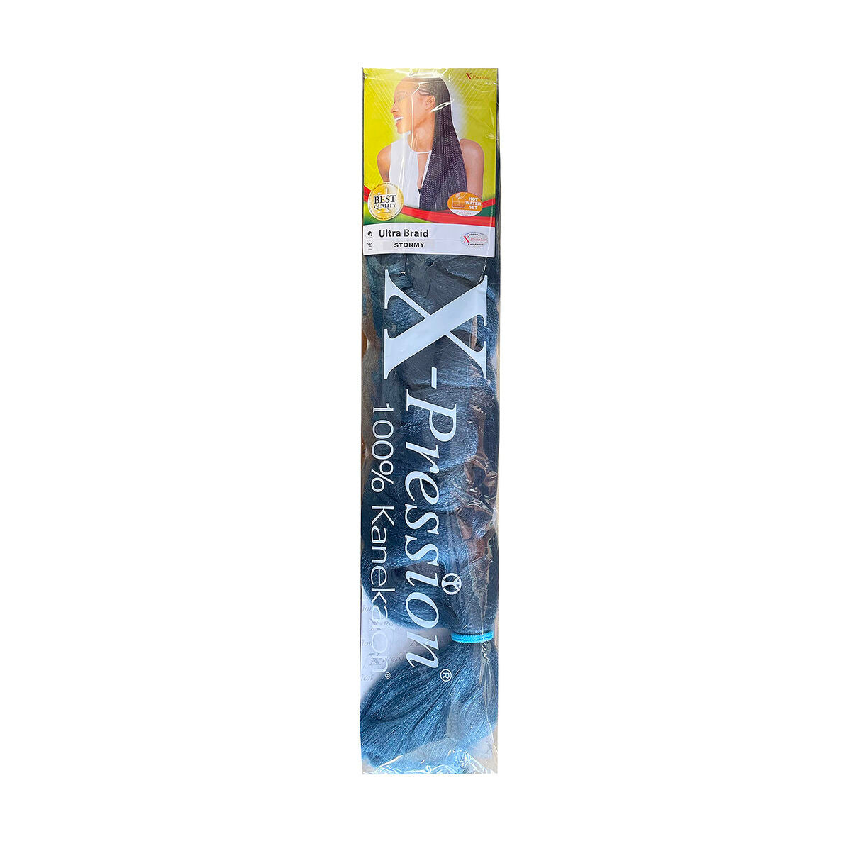 Hair extensions X-Pression Pression Stormy Blue Synthetic -  Beauty, Hair care -  X-Pression.