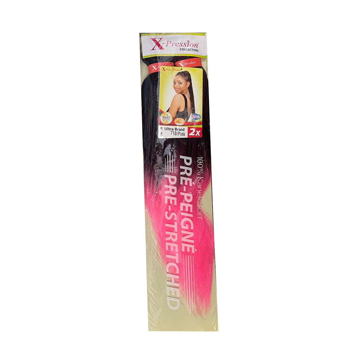 Hair extensions X-Pression Pre-Peigne T1b/As-Pink 2 Units -  Beauty, Hair care -  X-Pression.
