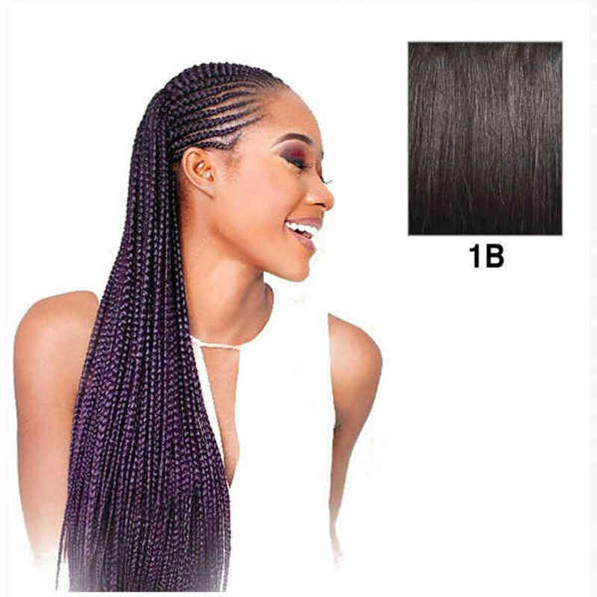 Hair extensions X-Pression   208,28 cm pelo sintetico Nº 1b -  Beauty, Hair care -  X-Pression.