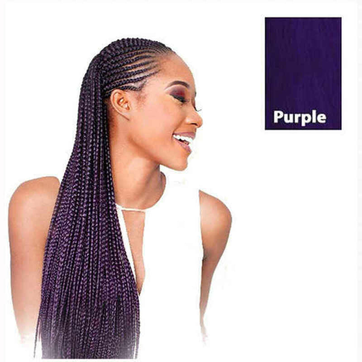 Hair extensions X-Pression   208,28 cm Purple pelo sintetico -  Beauty, Hair care -  X-Pression.