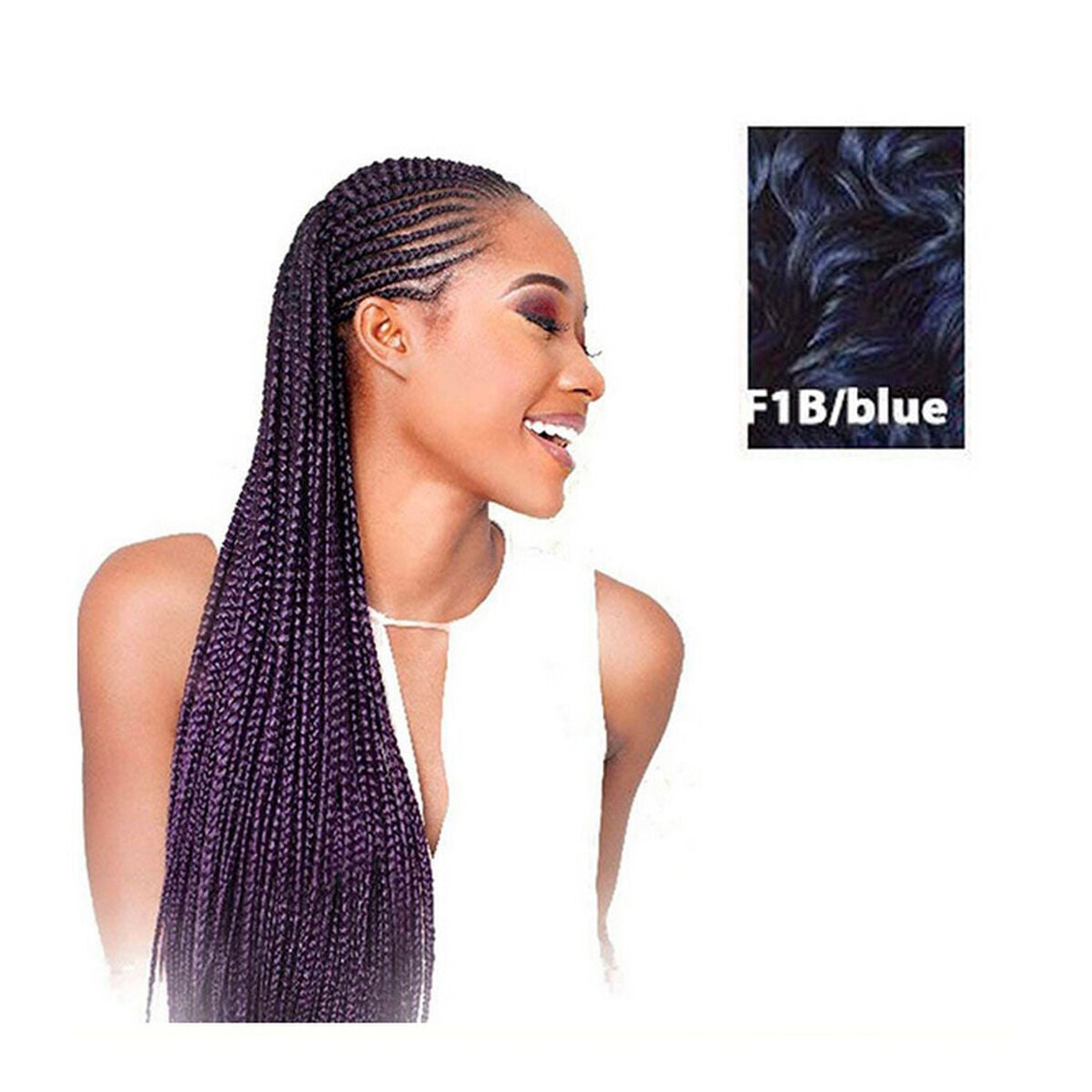 Hair extensions X-Pression Nº 1b/bleu -  Beauty, Hair care -  X-Pression.