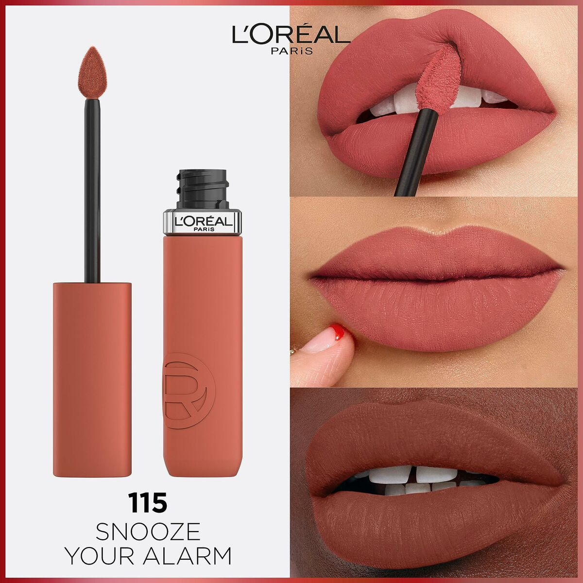 Liquid lipstick L'Oreal Make Up Infaillible Matte Resistance Snooze your ala Nº 115 (1 Unit) -  Beauty, Make-up -  L'Oreal Make Up.