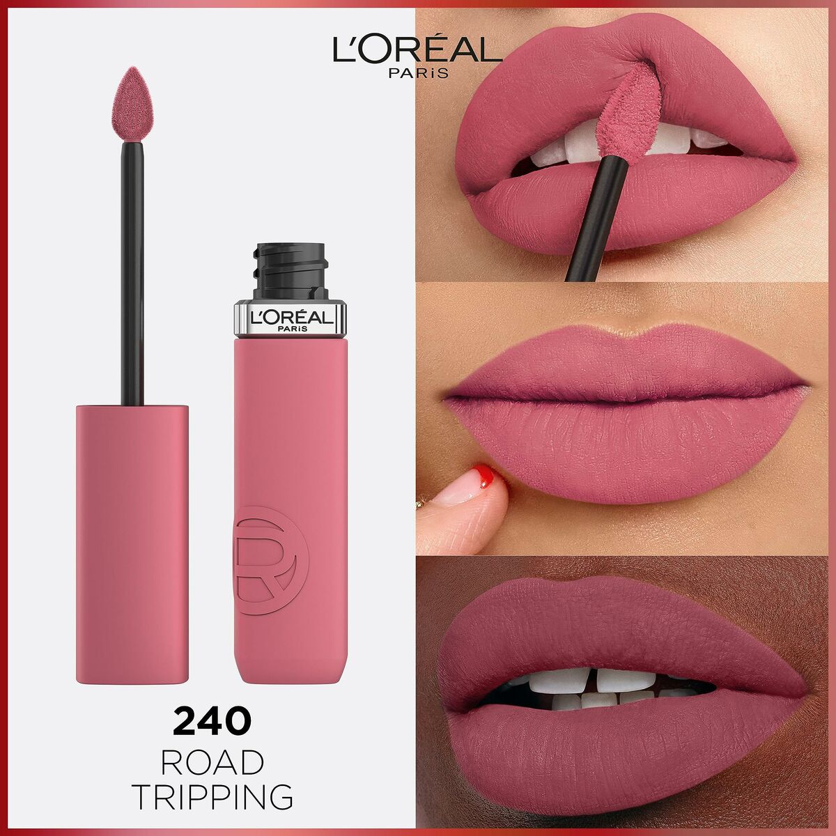 Liquid lipstick L'Oreal Make Up Infaillible Matte Resistance Road Tripping Nº 240 (1 Unit) -  Beauty, Make-up -  L'Oreal Make Up.