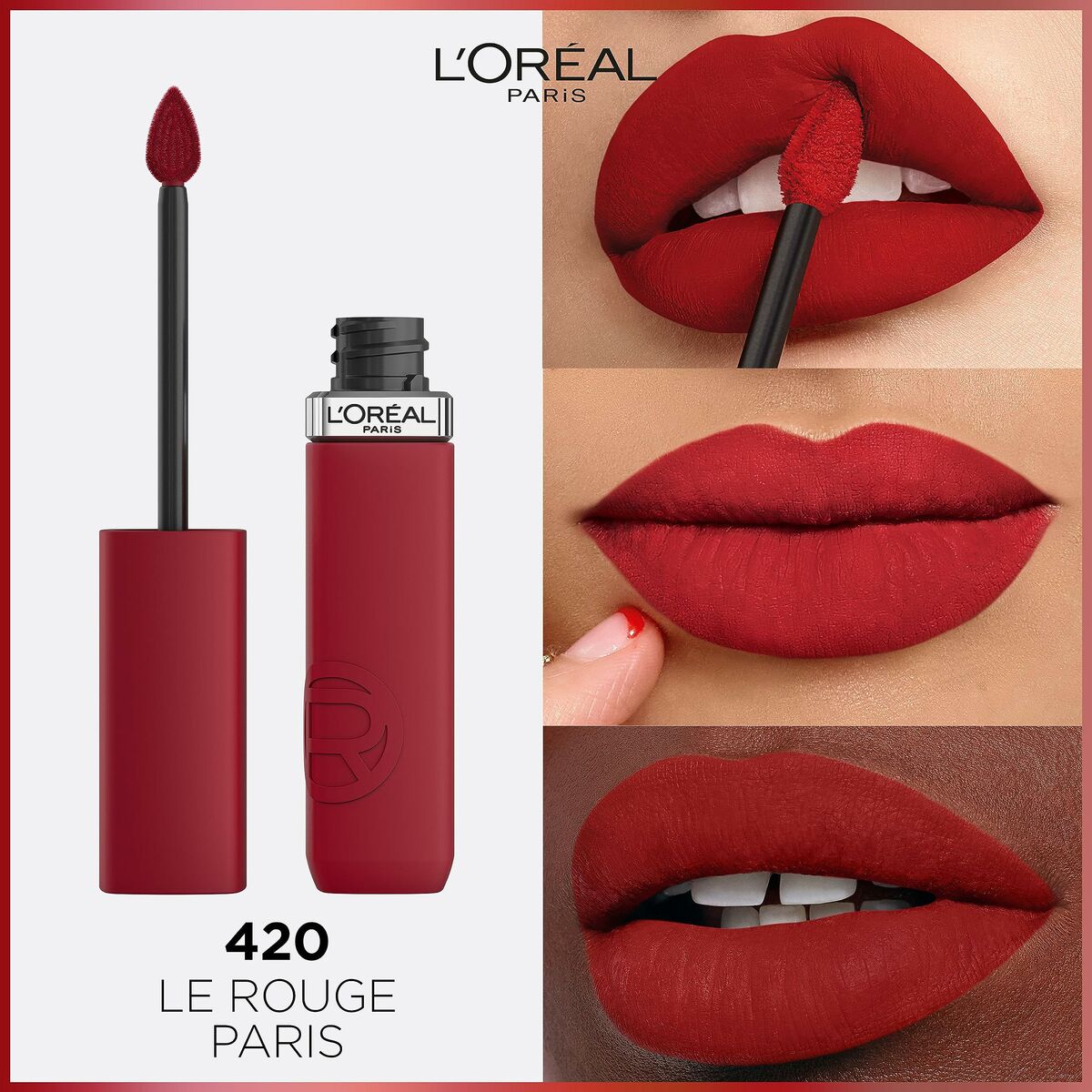 Liquid lipstick L'Oreal Make Up Infaillible Matte Resistance True Romance Nº 420 (1 Unit) -  Beauty, Make-up -  L'Oreal Make Up.