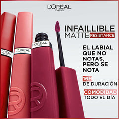 Liquid lipstick L'Oreal Make Up Infaillible Matte Resistance Lipstick & Chill Nº 200 (1 Unit) -  Beauty, Make-up -  L'Oreal Make Up.