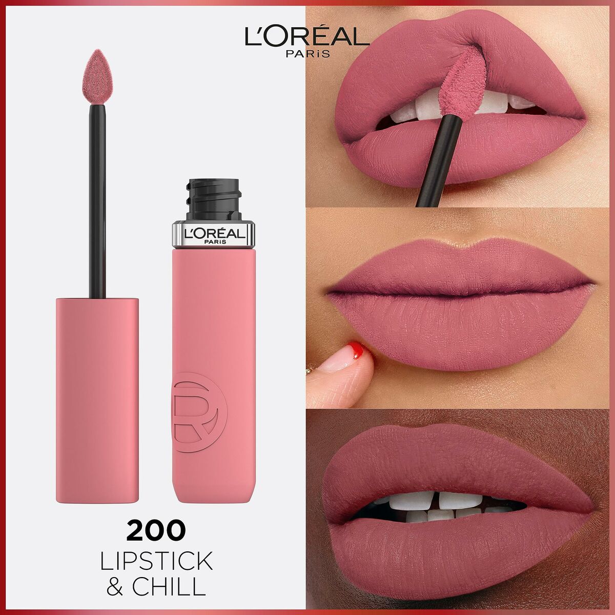 Liquid lipstick L'Oreal Make Up Infaillible Matte Resistance Lipstick & Chill Nº 200 (1 Unit) -  Beauty, Make-up -  L'Oreal Make Up.