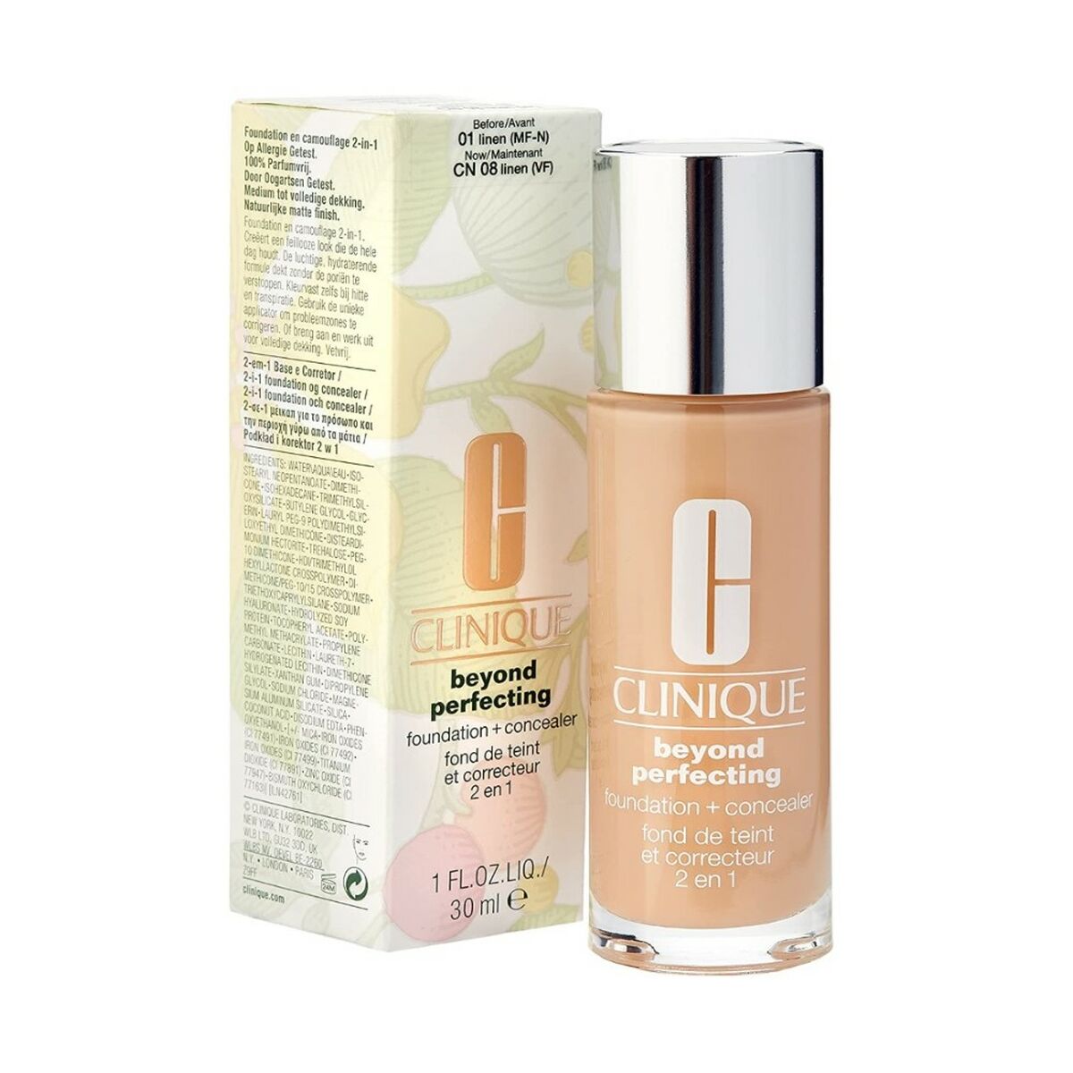 Liquid Make Up Base Clinique Beyond Perfecting 1-linen 2-in-1 30 ml -  Beauty, Make-up -  Clinique.