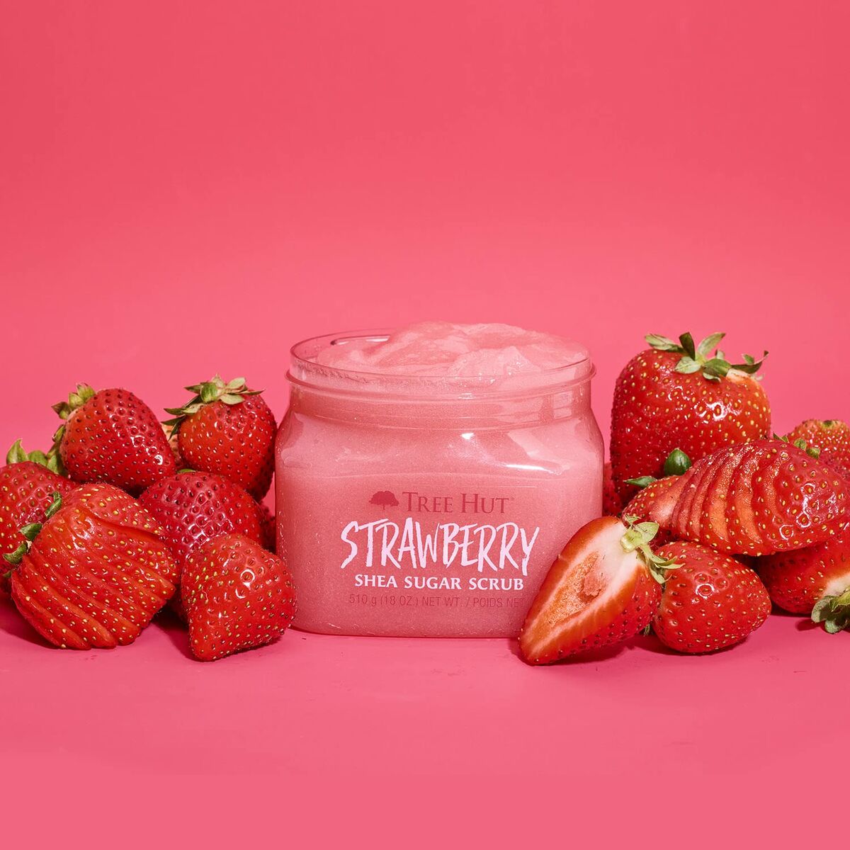 Body Exfoliator Tree Hut   Strawberry Sugar 510 g -  Beauty, Skin care -  Tree Hut.