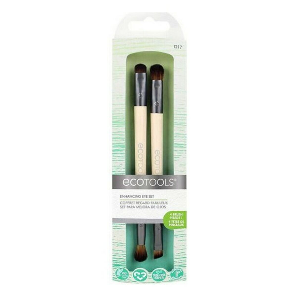 Set of Make-up Brushes Eye Enhancing Ecotools 1217 (2 pcs) 2 Pieces -  Beauty, Utensils and accessories -  Ecotools.