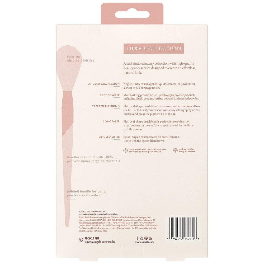 Set of Make-up Brushes Ecotools Luxe Natural Elegance (5 pcs) -  Beauty, Utensils and accessories -  Ecotools.