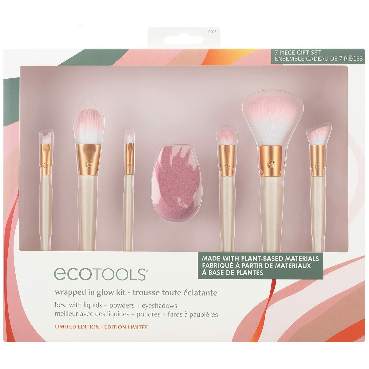 Set of Make-up Brushes Ecotools Wrapped In Glow Limited edition 7 Pieces -  Beauty, Utensils and accessories -  Ecotools.