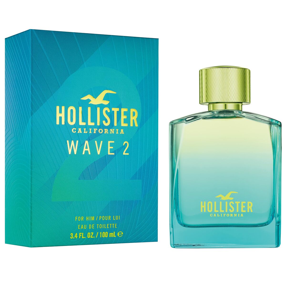 Men's Perfume Hollister EDT Wave 2 100 ml -  Beauty, Perfumes and fragrances -  Hollister.