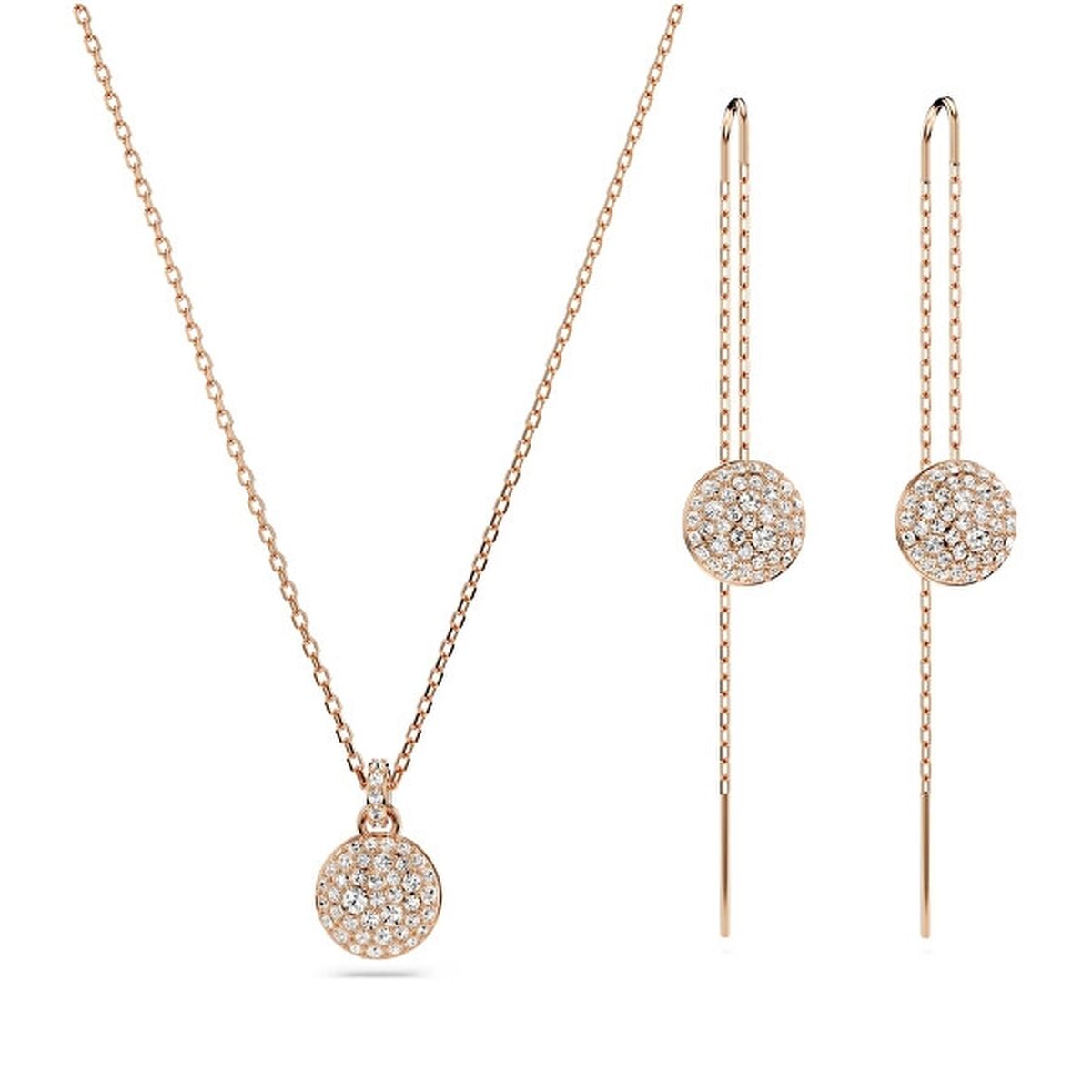 Women's necklace and matching earrings set Swarovski 5683451 -  Jewellery, Women -  Swarovski.