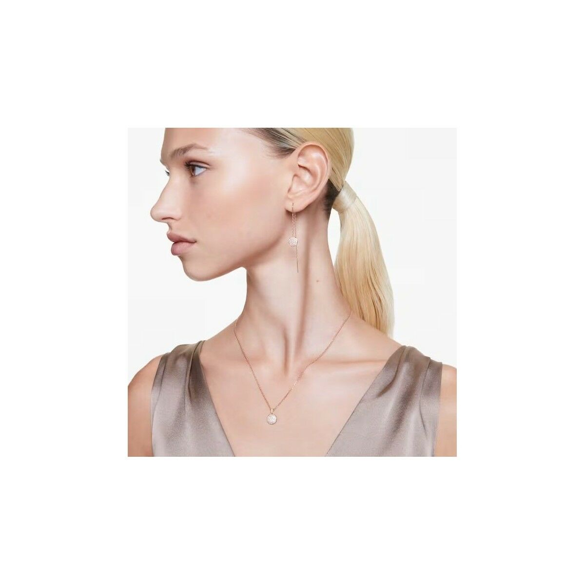 Women's necklace and matching earrings set Swarovski 5683451 -  Jewellery, Women -  Swarovski.