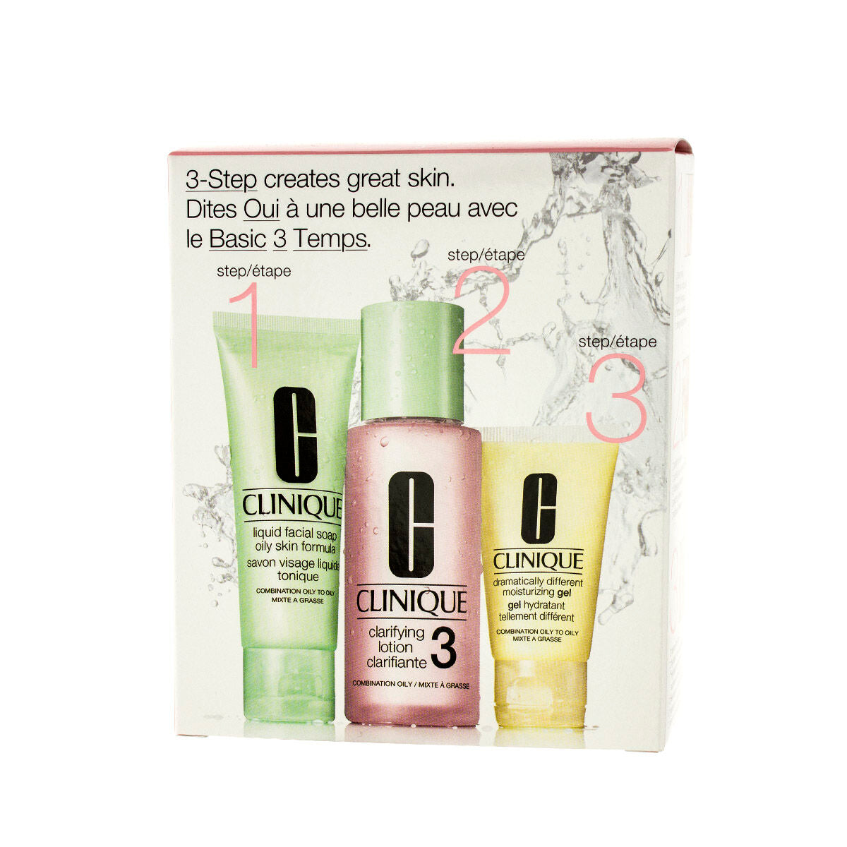 Facial Cleansing Gel Clinique CLARIFYING LOTION 3 Pieces -  Beauty, Skin care -  Clinique.