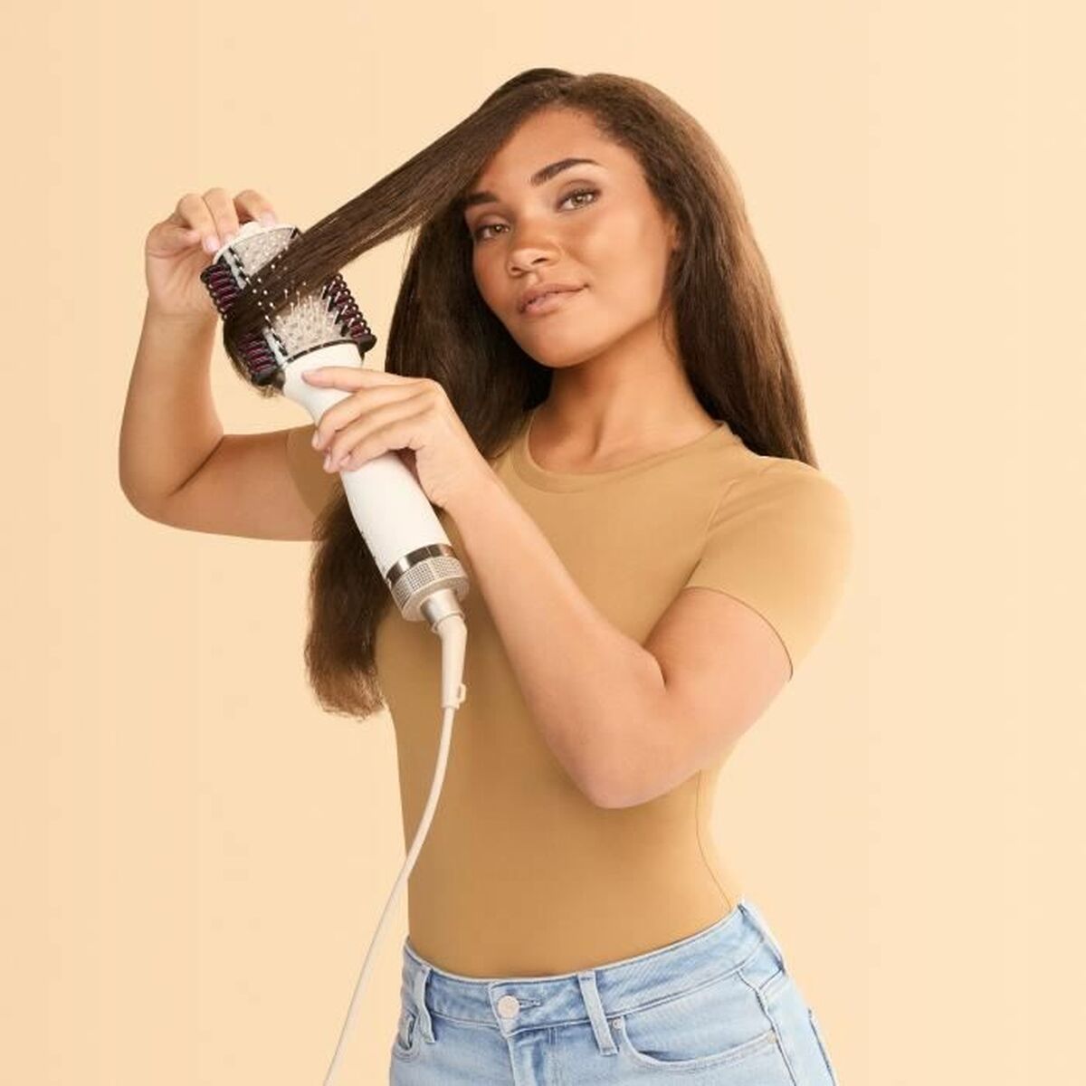 Smoothing Brush Shark HT202EU 900 W White -  Beauty, Hair care -  Shark.