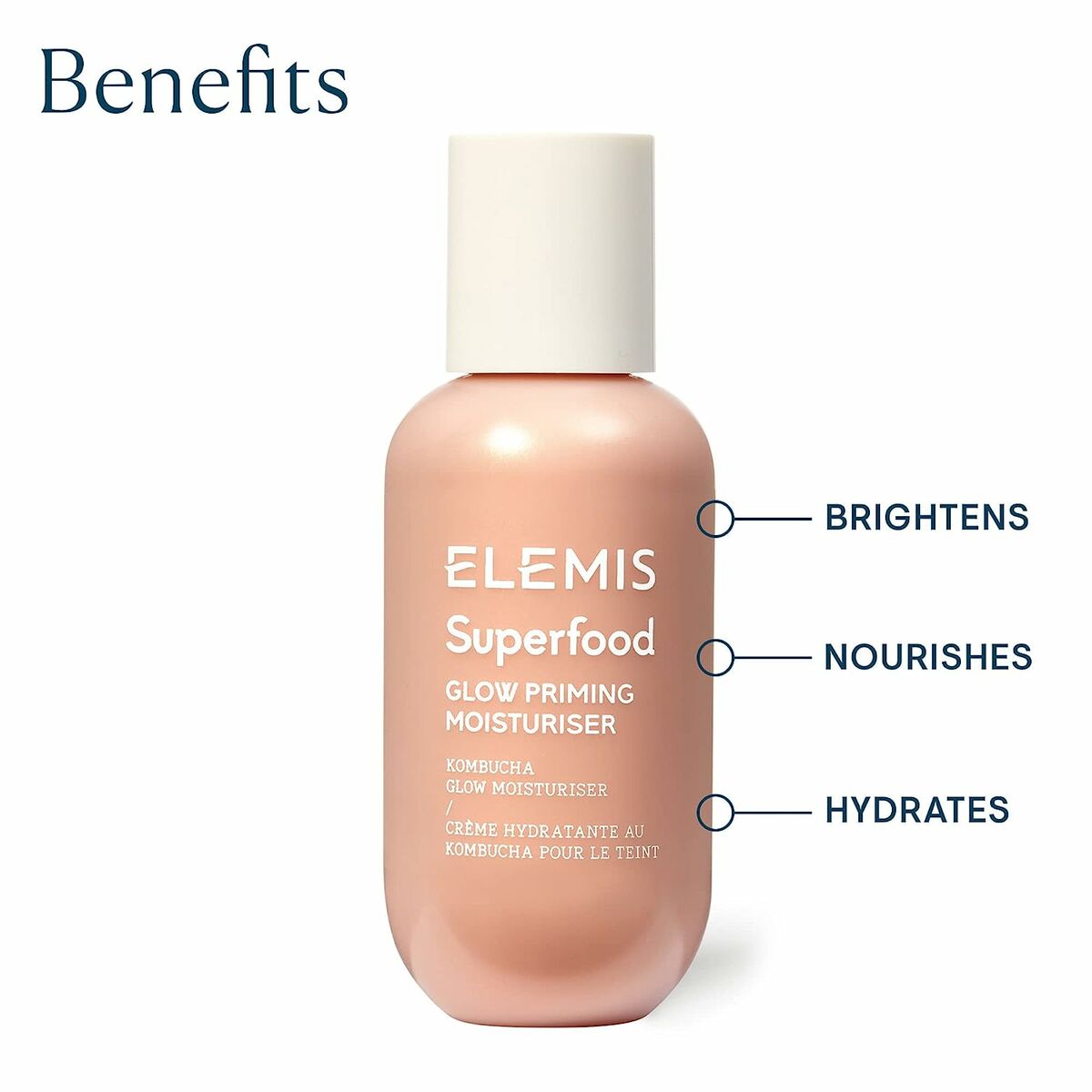 Make-up Primer Elemis Glow Priming Moisturiser Moisturizing 60 ml -  Beauty, Make-up -  Elemis.
