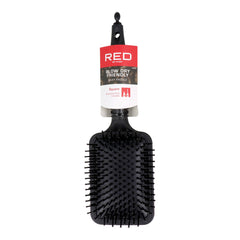 Detangling Hairbrush Red Kiss Kiss Rubberized Black Squared -  Beauty, Hair care -  Red Kiss.