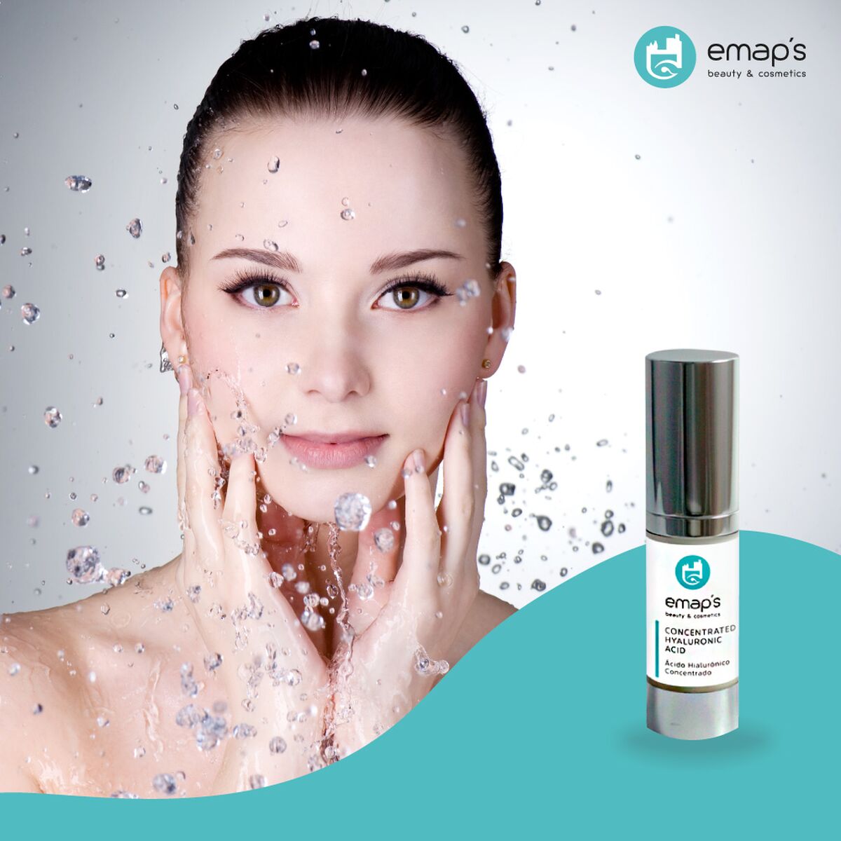Facial Serum Emap'S Beauty & Cosmetics 15 ml Hyaluronic Acid -  Beauty, Skin care -  Emap'S Beauty & Cosmetics.