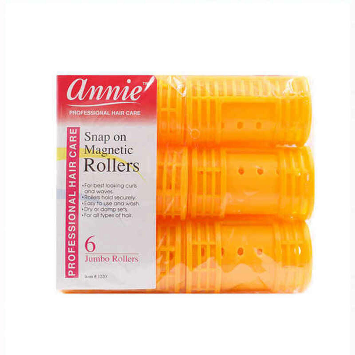 Hair rollers Annie Jumbo Orange -  Beauty, Hair care -  Annie.