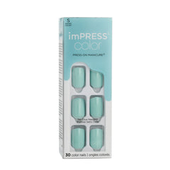 False nails Kiss imPRESS color Nº 008 Mint to Be (30 Units) -  Beauty, Manicure and pedicure -  Kiss.