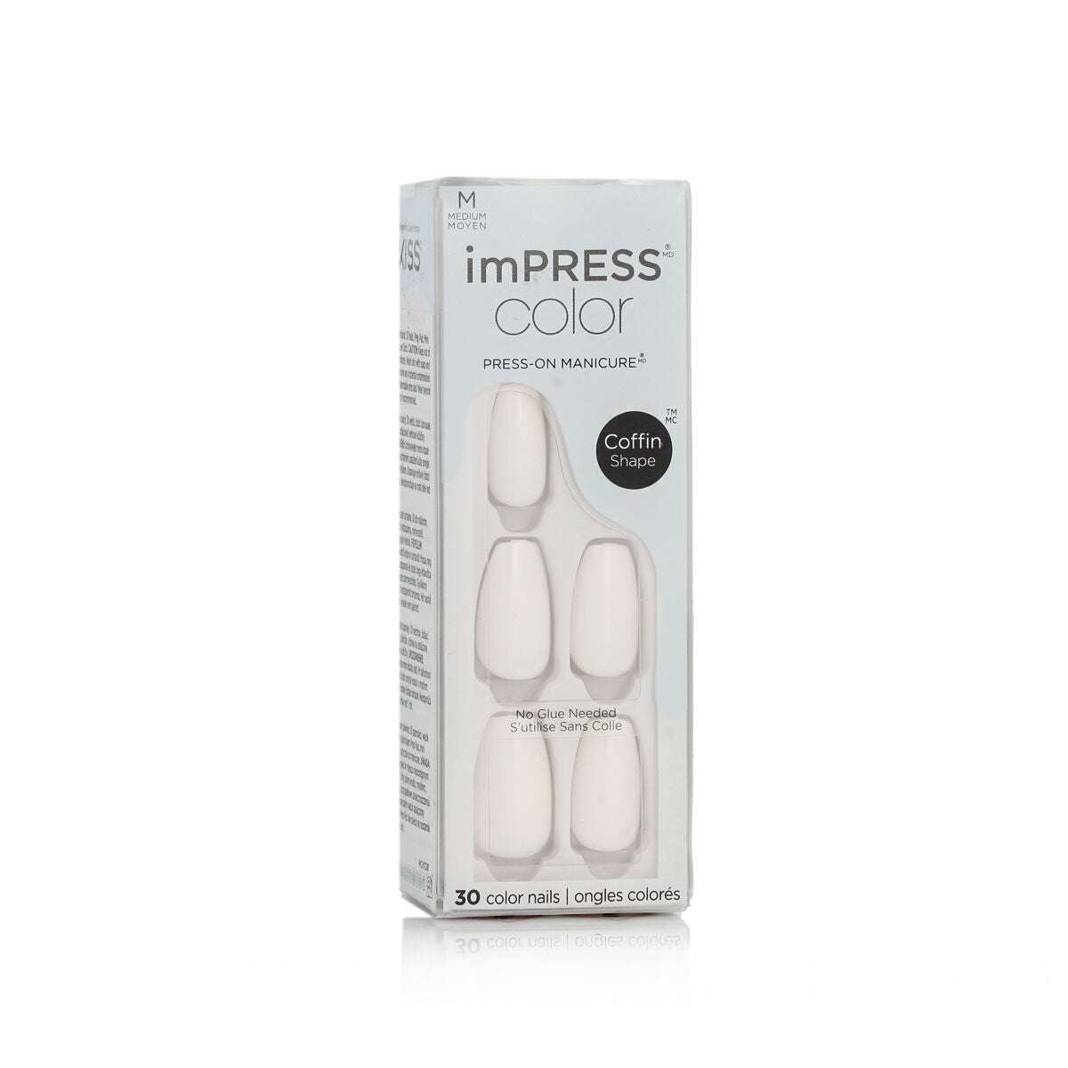 False nails Kiss imPRESS color Nº 501 Frosting (30 Units) -  Beauty, Manicure and pedicure -  Kiss.