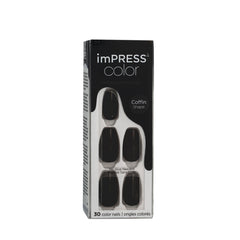 False nails Kiss imPRESS color Black 30 Pieces (30 Units) -  Beauty, Manicure and pedicure -  Kiss.