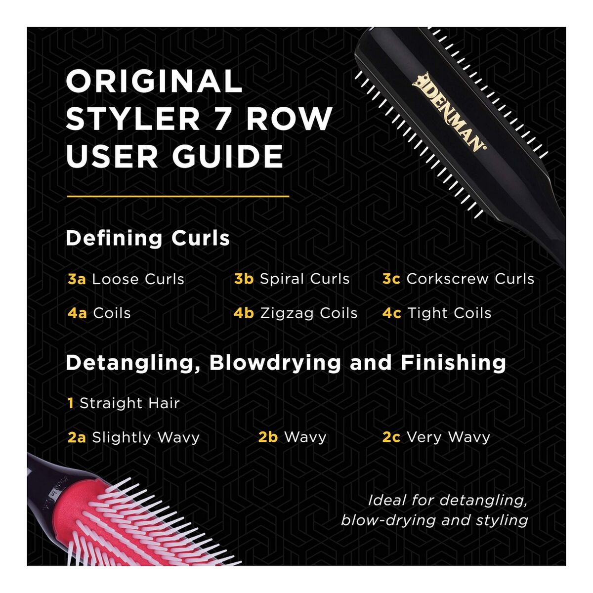 Brush Denman D3 -  Beauty, Hair care -  Denman.