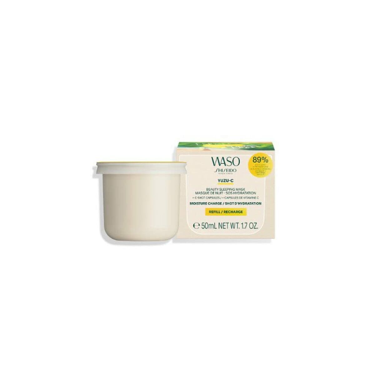 Moisturising Overnight Mask Shiseido WASO YUZU-C Refill (50 ml) -  Beauty, Skin care -  Shiseido.