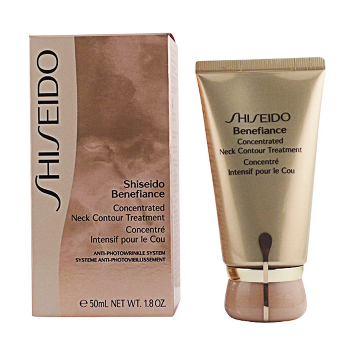 Anti-ageing Cream for the Neck Benefiance Shiseido 10119106102 50 ml (1 Unit) (50 ml) -  Beauty, Skin care -  Shiseido.