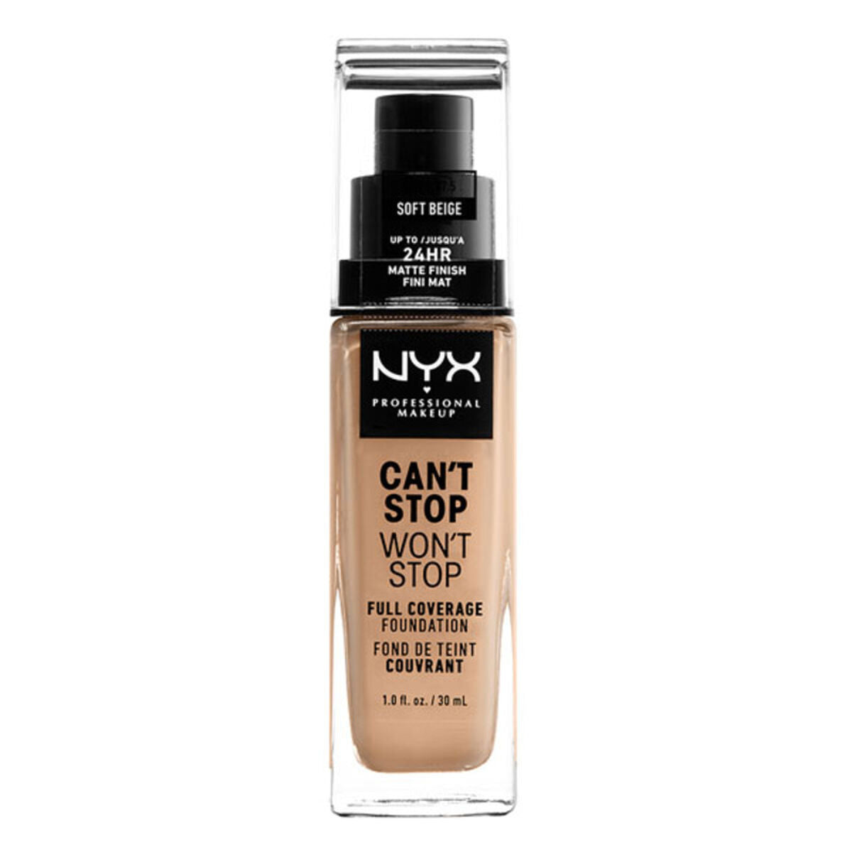Liquid Make Up Base Can't Stop Won't Stop NYX 800897157241 (30 ml) (30 ml) -  Beauty, Make-up -  NYX.