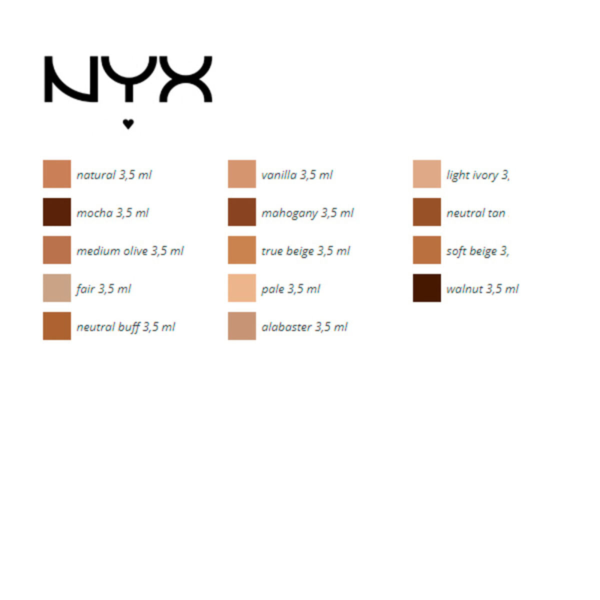 Facial Corrector Can't Stop Won't Stop NYX (3,5 ml) -  Beauty, Make-up -  NYX.