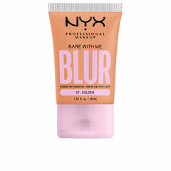 Liquid Make Up Base NYX Bare With Me Blur Nº 07- golden (30 ml) -  Beauty, Make-up -  NYX.