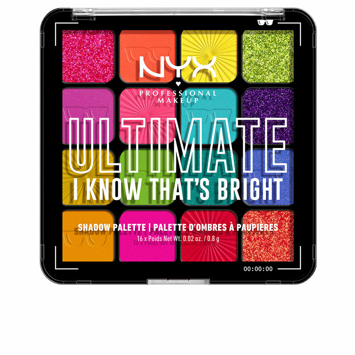 Eye Shadow Palette NYX Ultimate #I know that's bright 16 x 0,83 g -  Beauty, Make-up -  NYX.