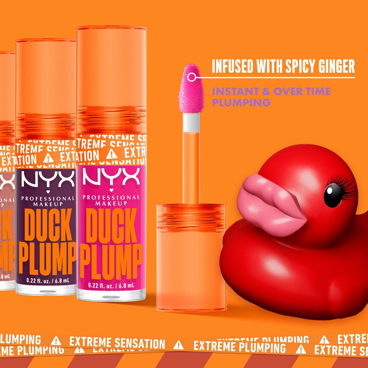 Lip-gloss NYX Duck Plump Nude swings 6,8 ml -  Beauty, Make-up -  NYX.