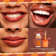 Lip-gloss NYX Duck Plump Brown of applause 6,8 ml -  Beauty, Make-up -  NYX.