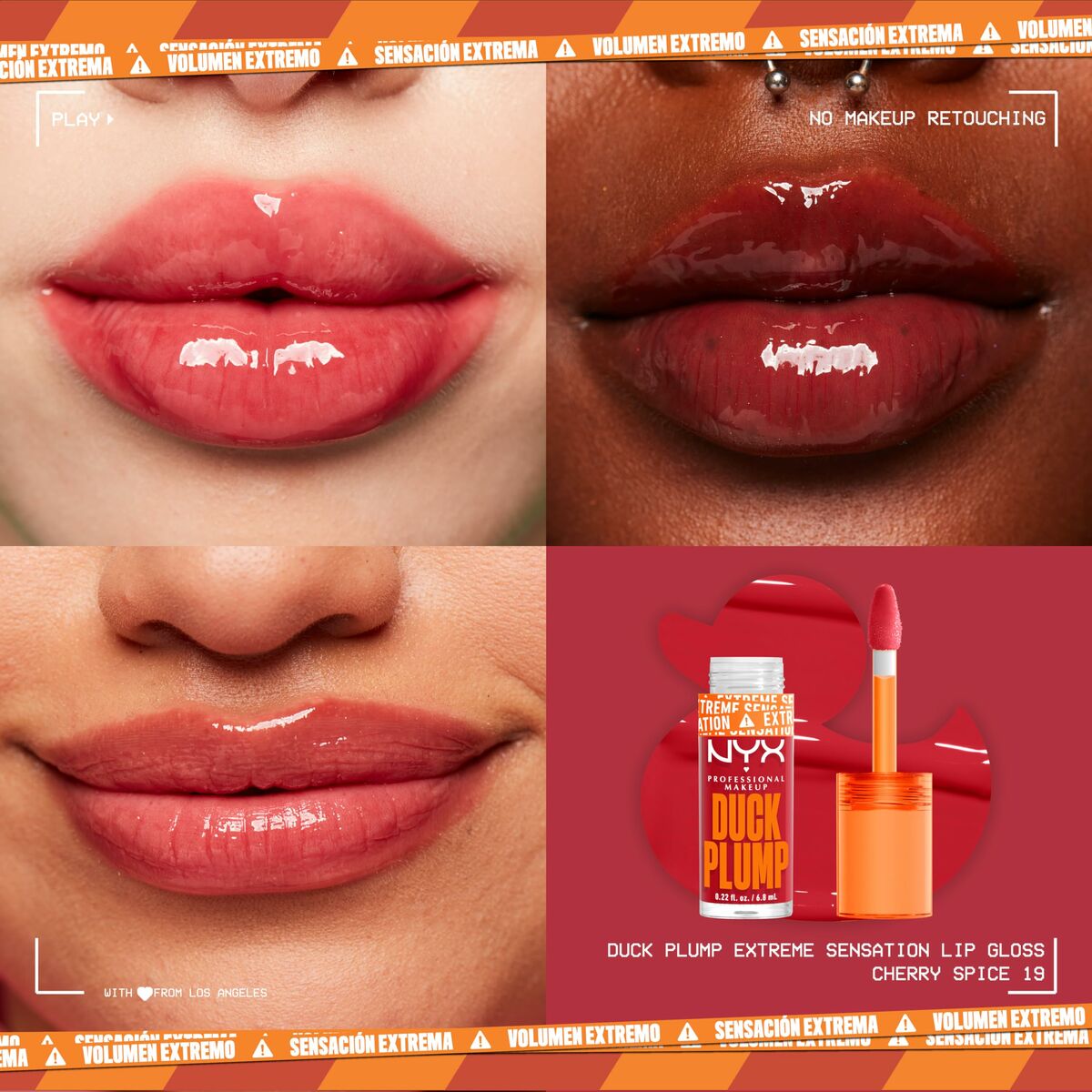 Lip-gloss NYX Duck Plump Cherry spicy 6,8 ml -  Beauty, Make-up -  NYX.